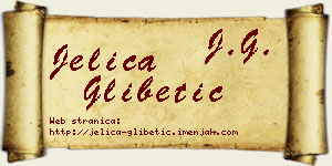 Jelica Glibetić vizit kartica